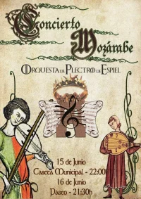 Concierto de Música medieval y bandas sonoras. Orquesta de Plectro de Espiel