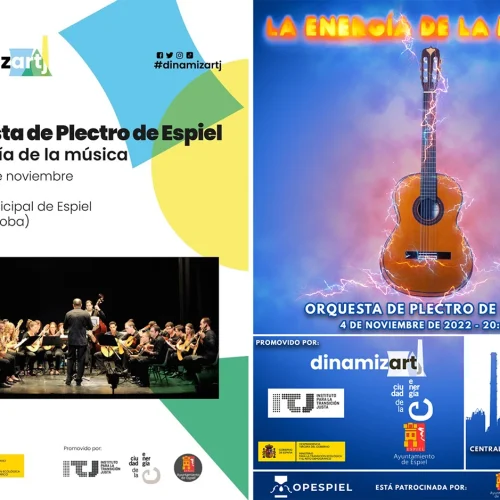 Cartel del concierto Dinamiz-ARTj en Espiel